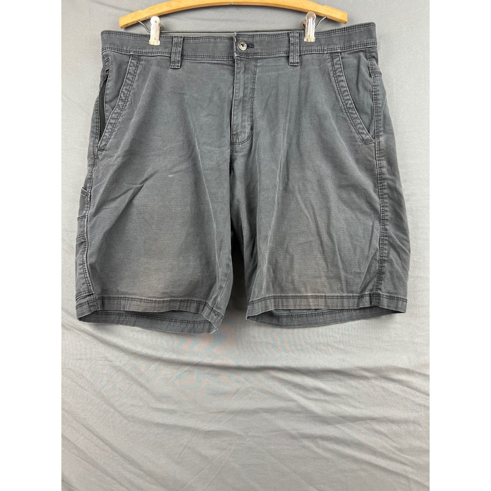 Weatherproof Shorts Mens 38 Utility Cargo Ripstop Dark Gray Outdoor Good